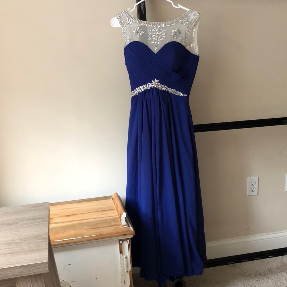 Navy Blue Prom Dress